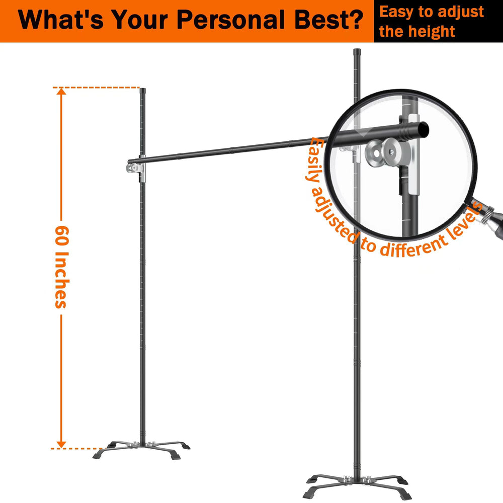 Qufiona assembled limbo set in backyard party enabling active fun
