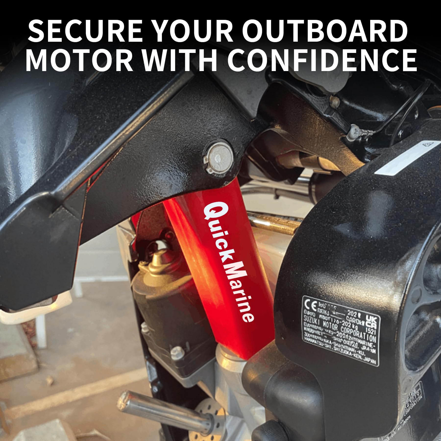 QUICKMARINE EPDM wedge close-up highlighting shock-absorbing material