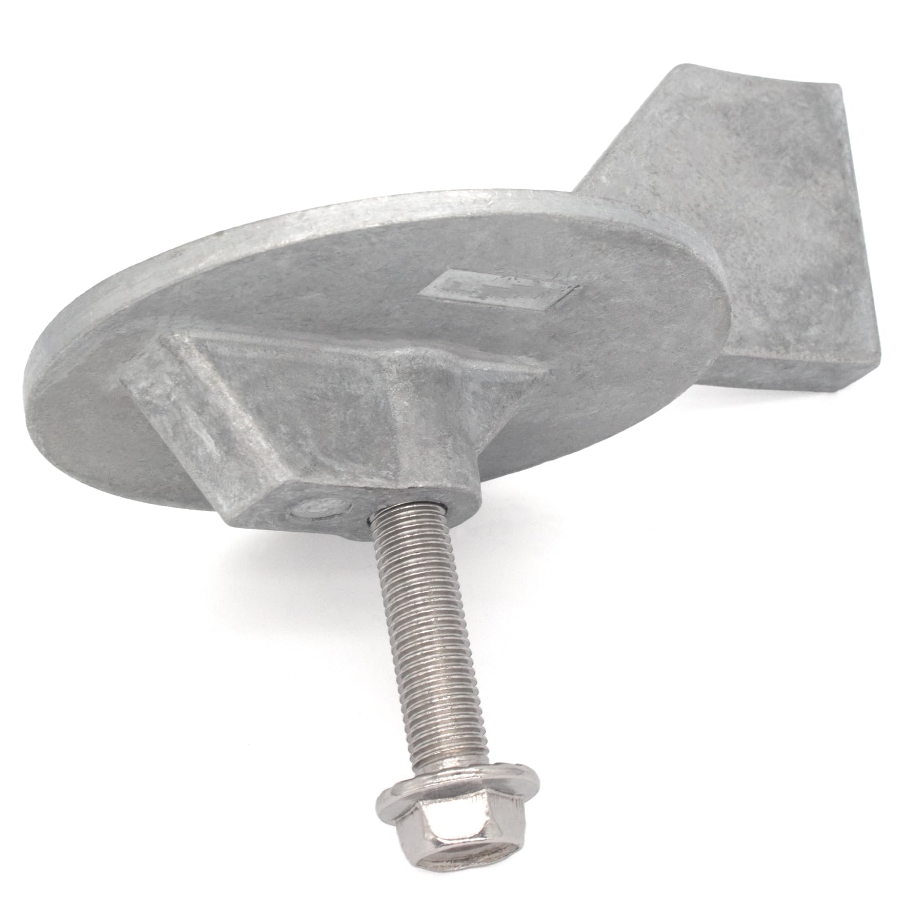 QUICKMARINE trim tab anode installed on Yamaha lower unit improving steering balance