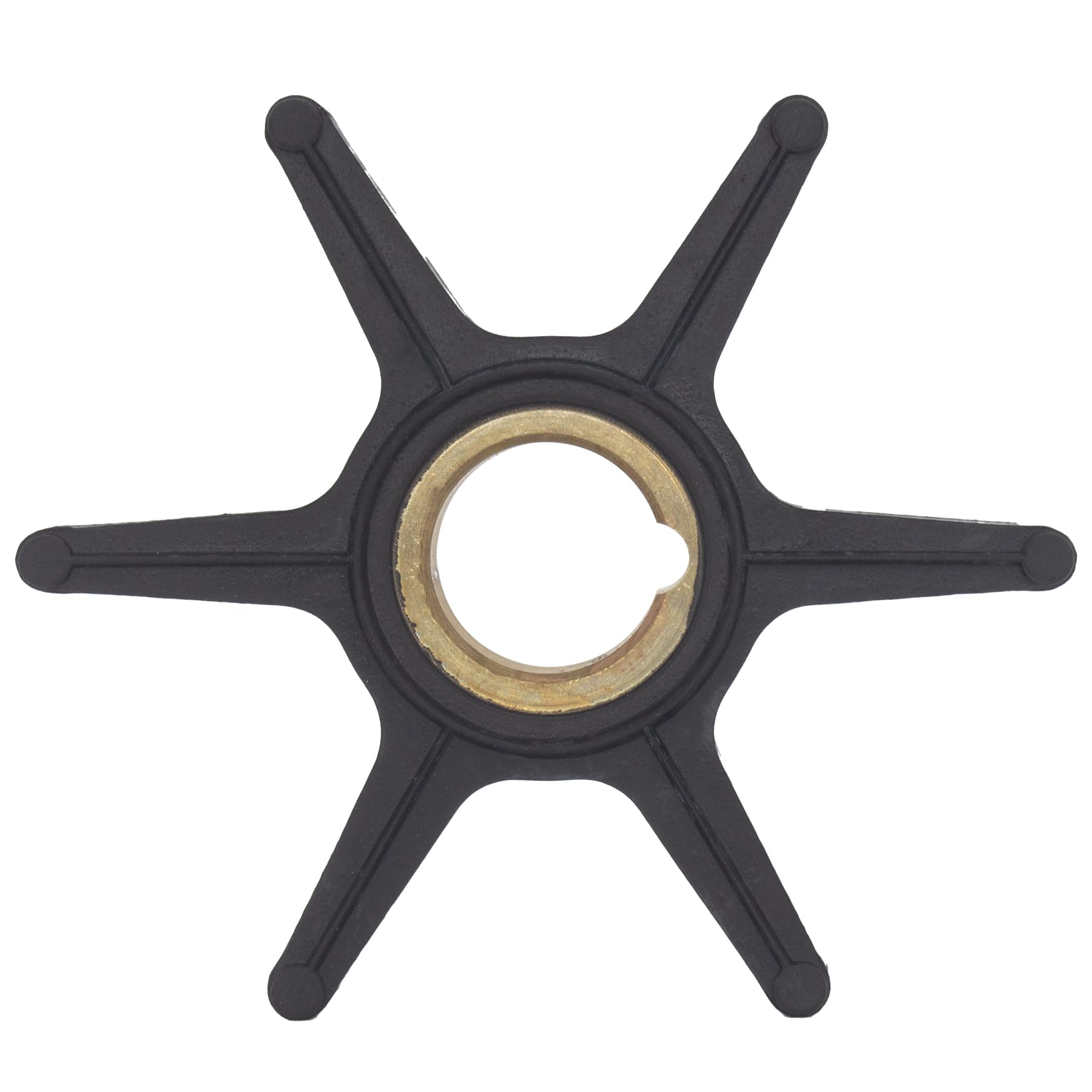 QUICKMARINER rubber impeller close-up highlighting durable impeller vanes