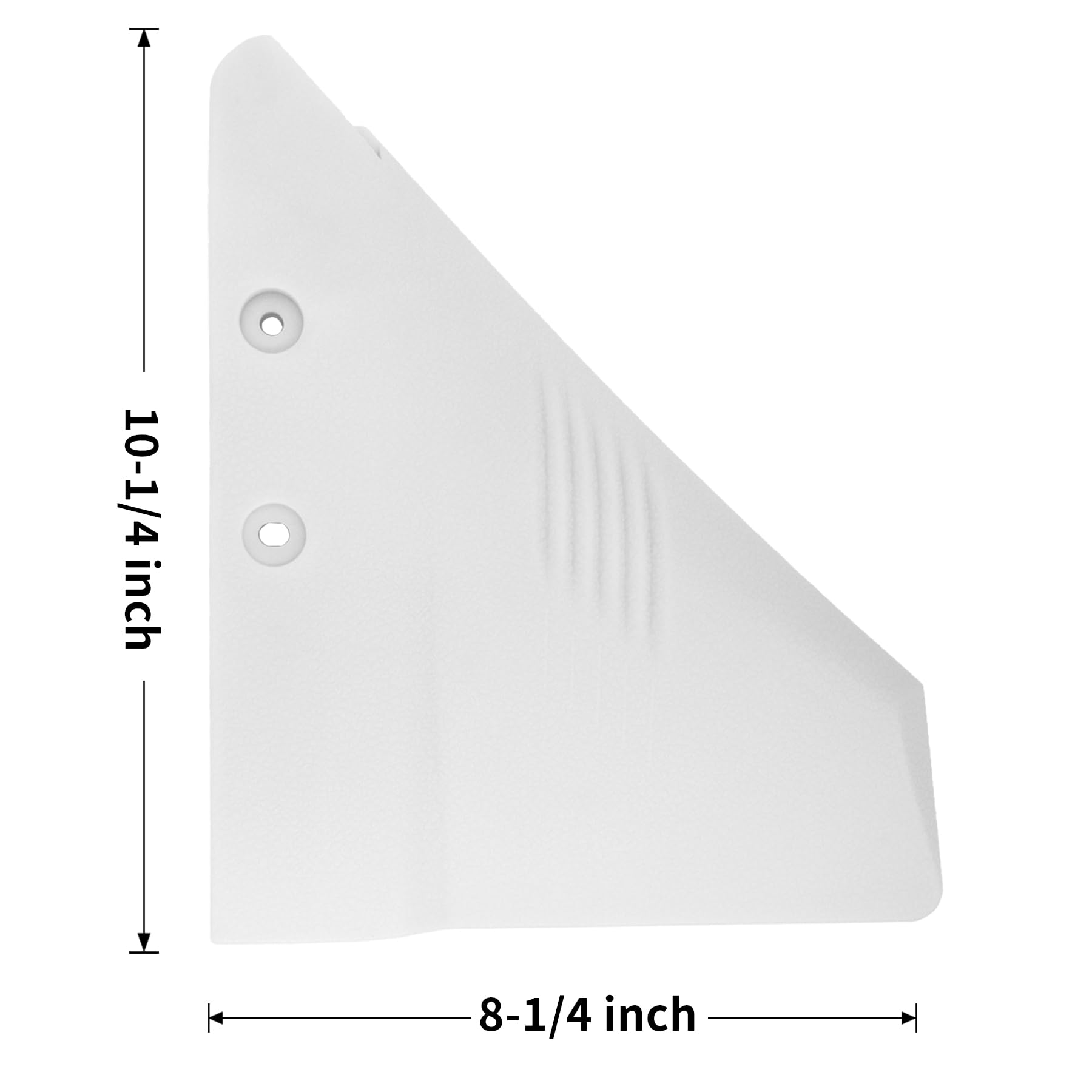 QUICKMARINER side profile of boat in water showing smoother ride and steadier trim with stabilizer