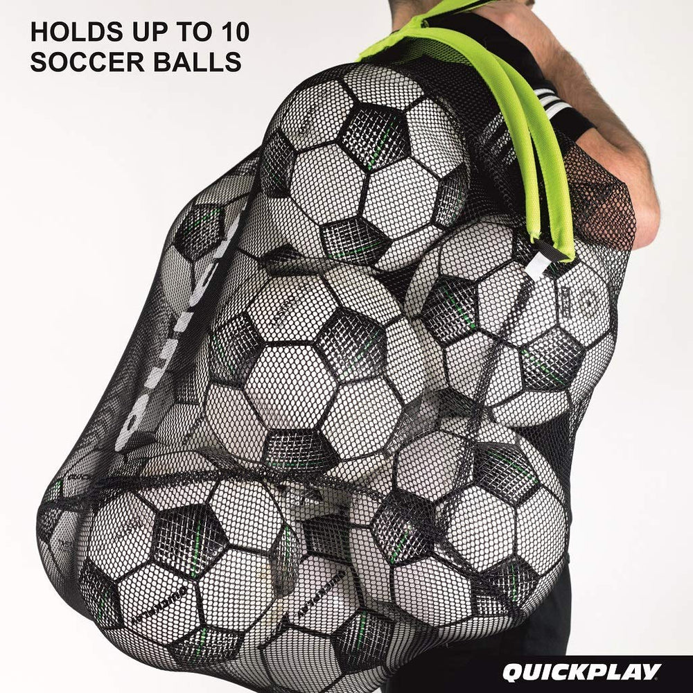QuickPlay Target Sax closeup of knotless mesh and hinge for durable ball capture