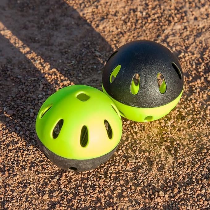 QUICKPLAY two-tone ball mid-spin highlighting visible spin for coaching benefit