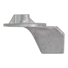 Quicksilver anode installed on lower unit showing clearance, improves steering control