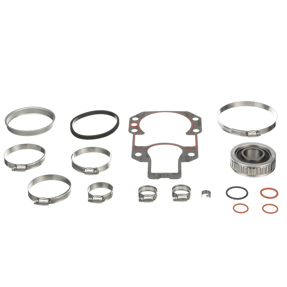 Quicksilver hoses and clamps laid out highlighting correct fit and durability