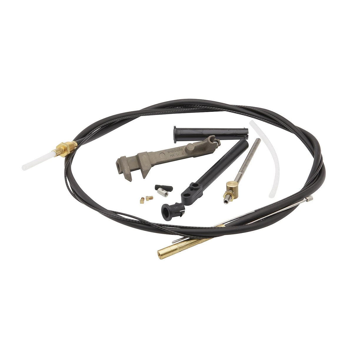 Quicksilver lower shift cable front view showing full assembly and reliable fit