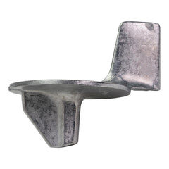 Quicksilver trim tab anode front view showing fit and OEM design benefit