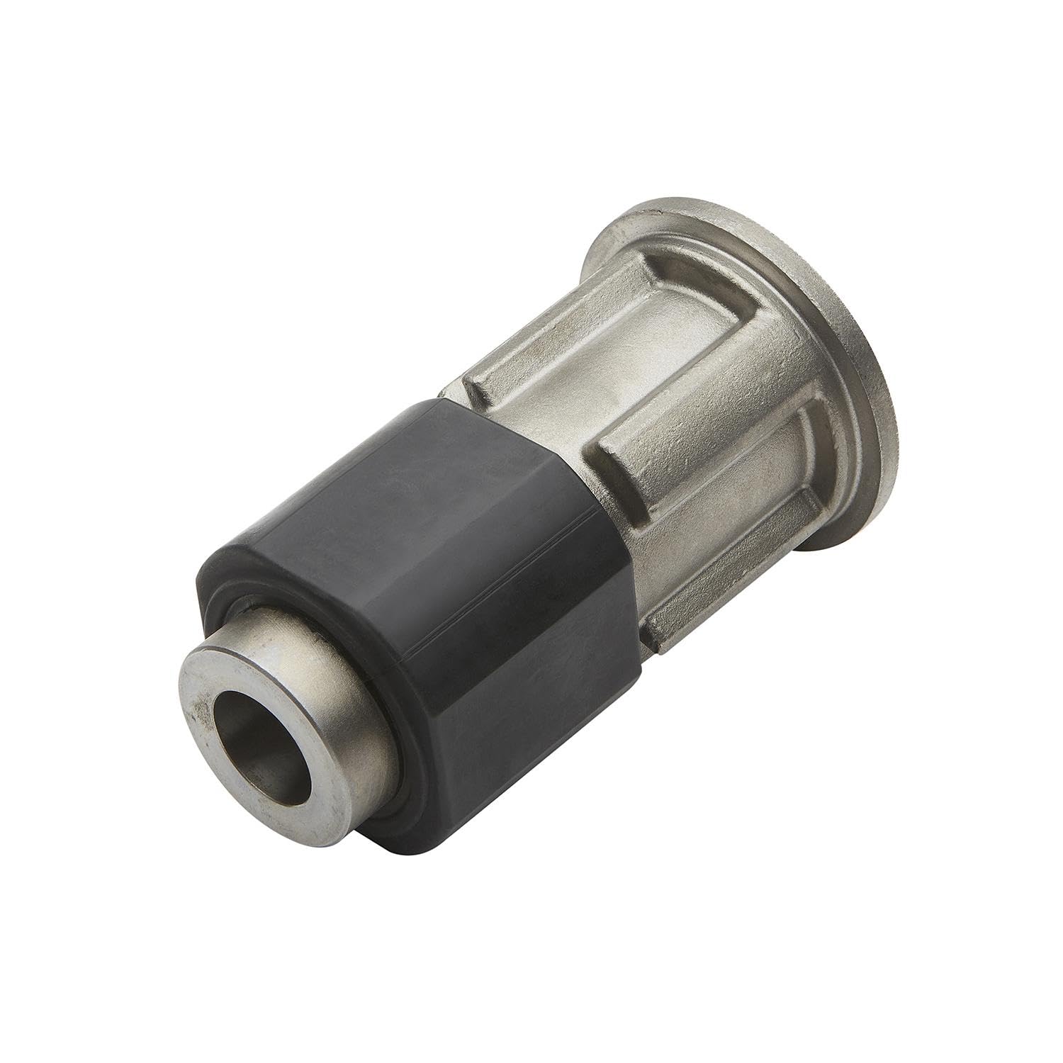 Quicksilver washer set and locking nut displayed for complete installation