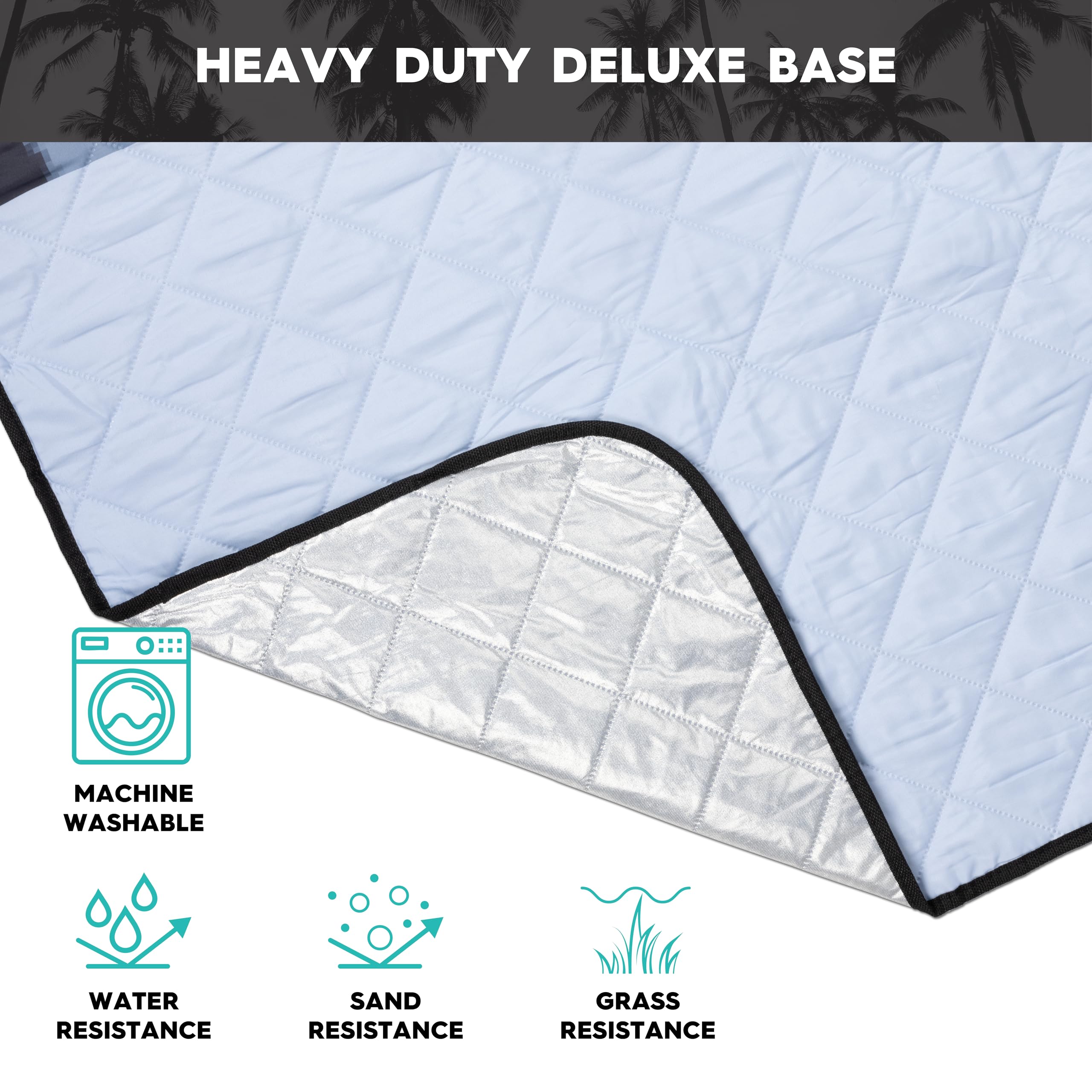 Quiksilver person carrying folded mat demonstrating lightweight, travel-friendly convenience