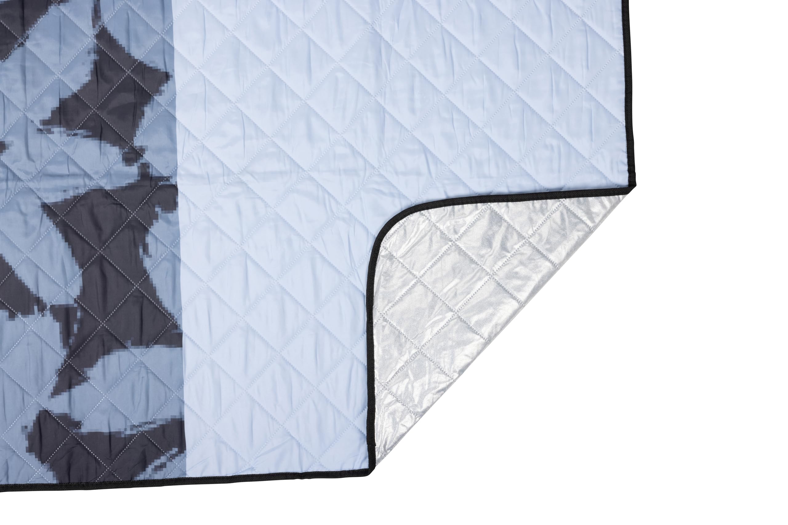 Quiksilver label and reinforced stitching close-up for long-lasting outdoor durability