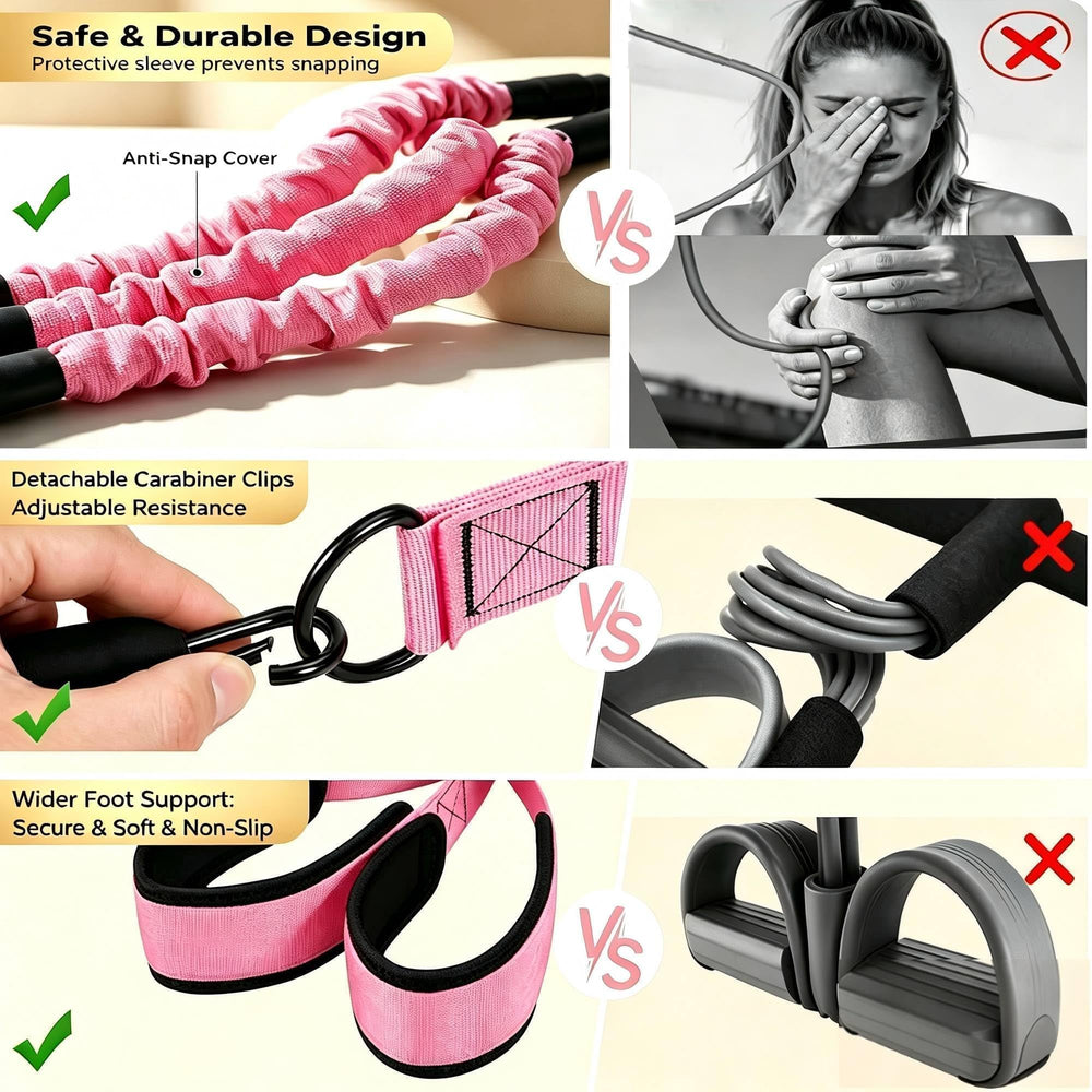 Quilive ankle strap detail with padding providing secure comfort during leg exercises