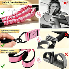 Quilive ankle strap detail with padding providing secure comfort during leg exercises