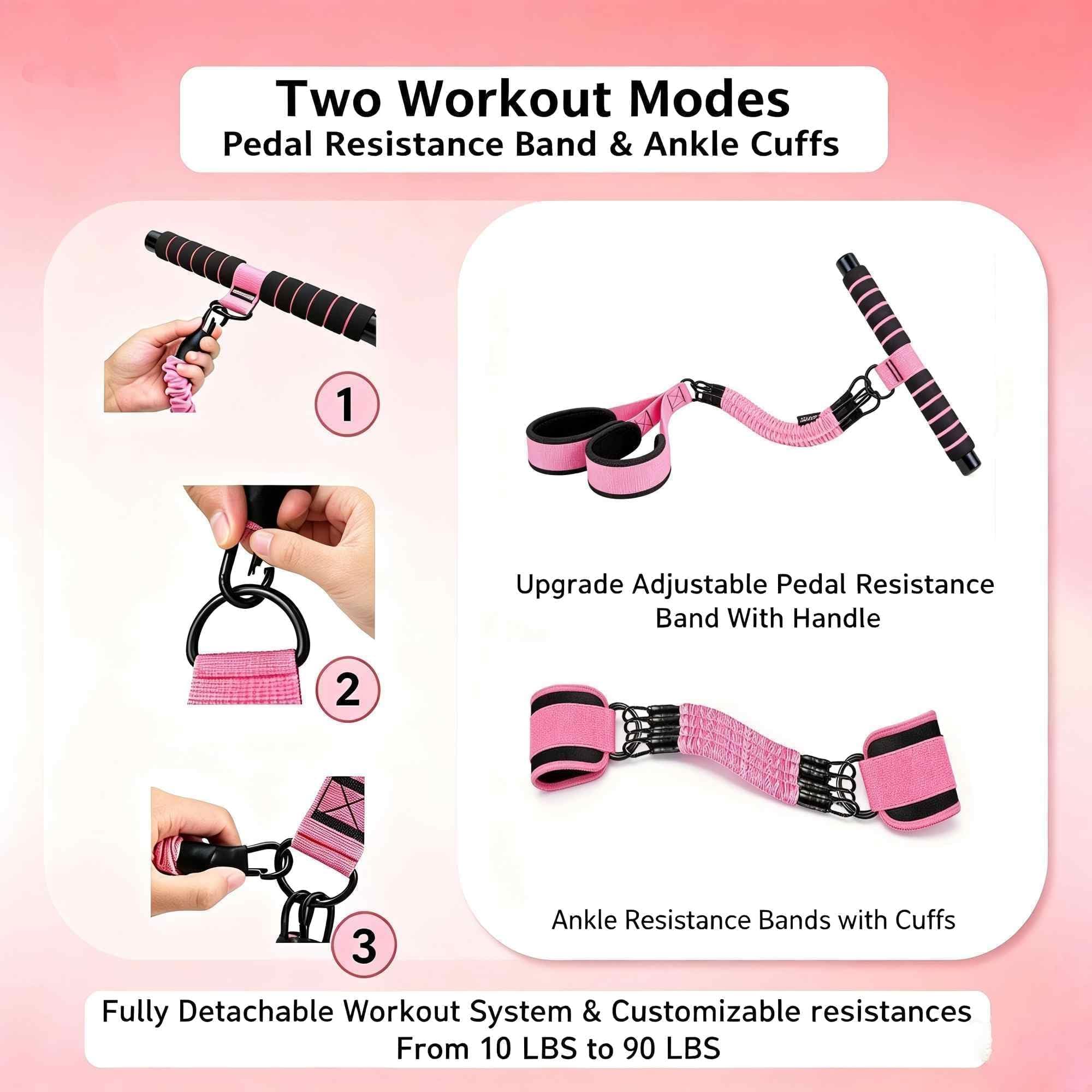 Quilive pedal in use during core exercise showing stable footing and safer resistance