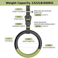 QUOLIX close-up of silicone grip on ring for comfortable secure hold