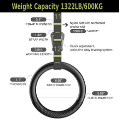 QUOLIX detailed view of straps and zinc-alloy buckles for fast, reliable adjustments