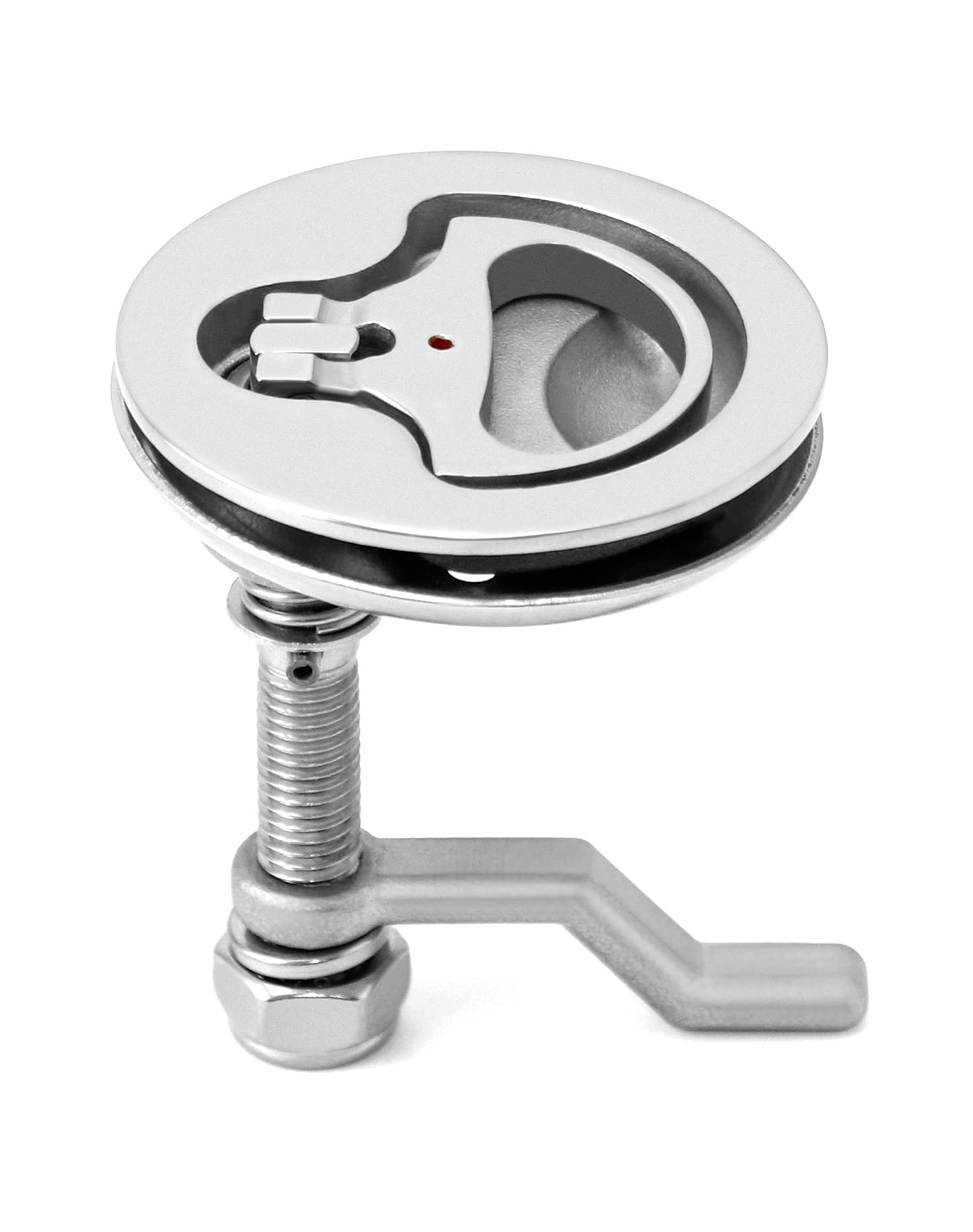 QWORK latch on boat deck illustrating low-profile design and safety