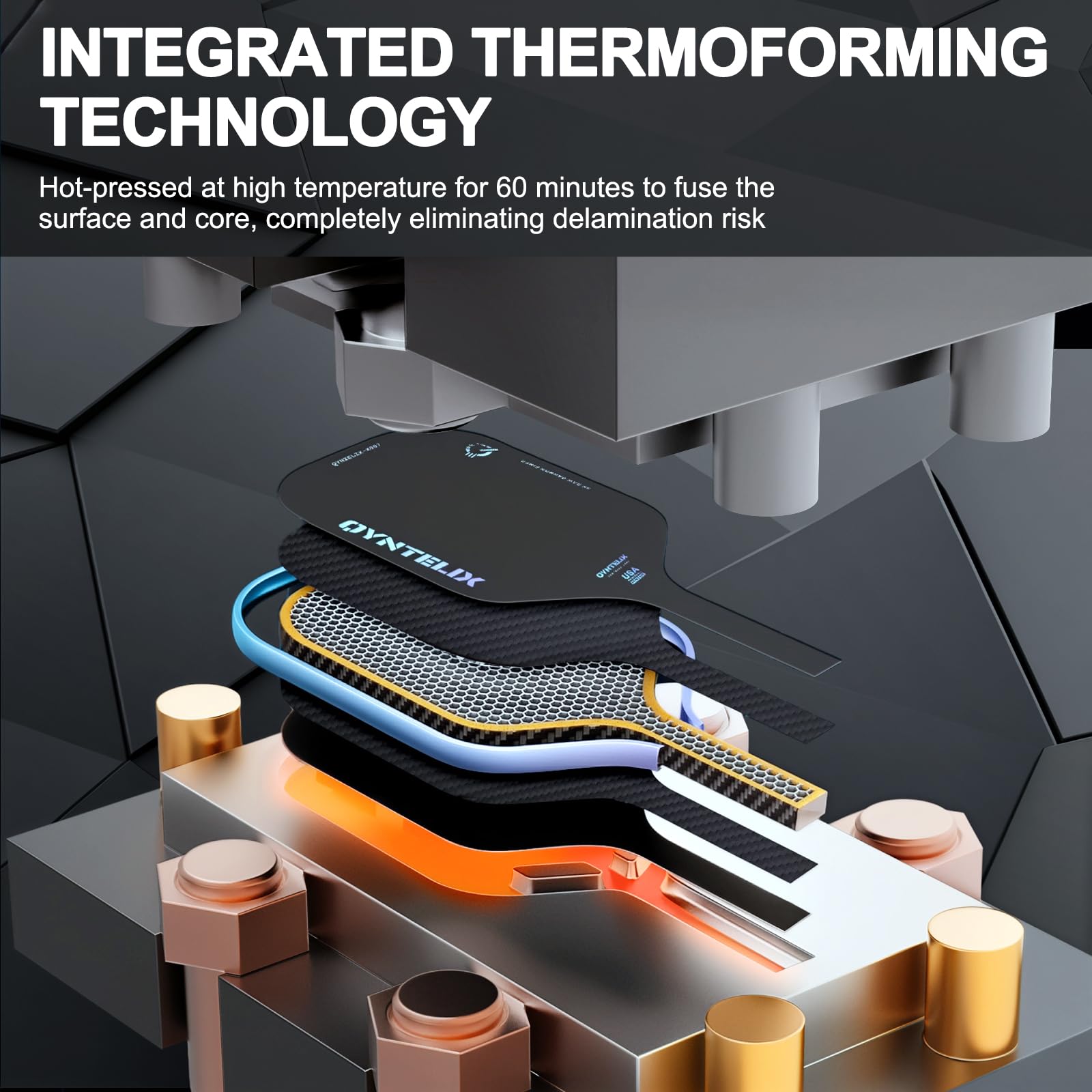 Qyntelix handle octagonal reinforcement reducing shock and fatigue