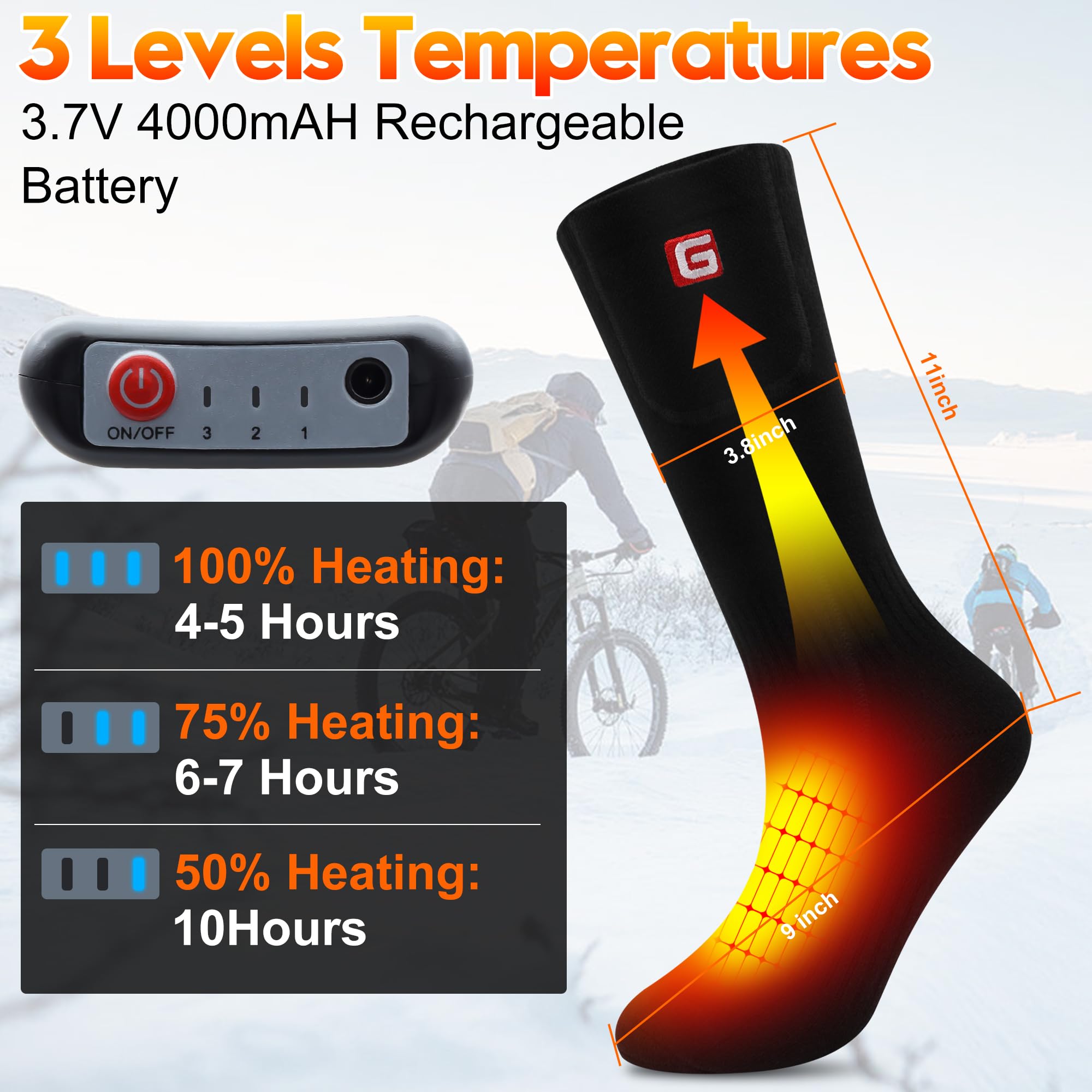 Rabbitroom close-up of heating element demonstrating targeted toe warmth