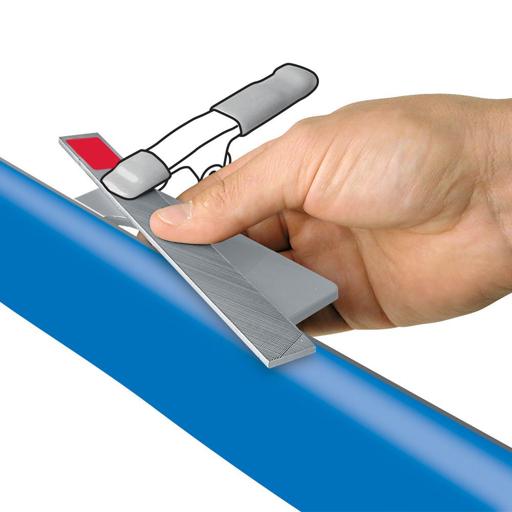 RaceWax 89 edge alignment detail highlighting precise angle control