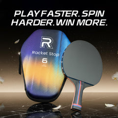 Racket Stop Inferno rubber texture detail highlighting tacky surface for increased spin