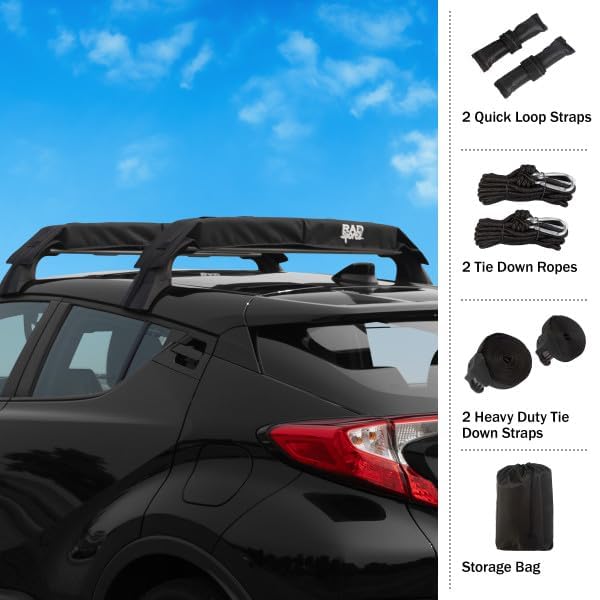 RAD Sportz storage bag open with all kit contents neatly organized for travel