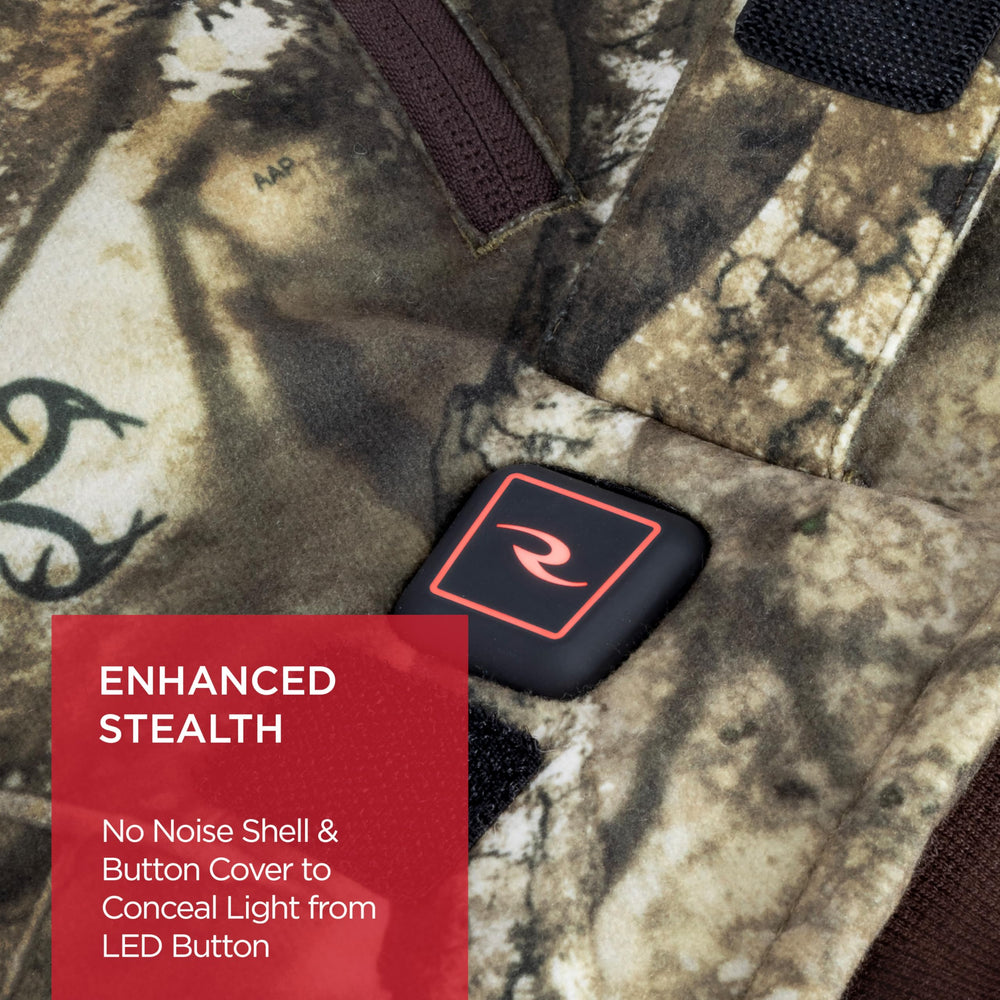 Radians RHG-A900 in use outdoors during hunting demonstrating hands staying warm and mobile