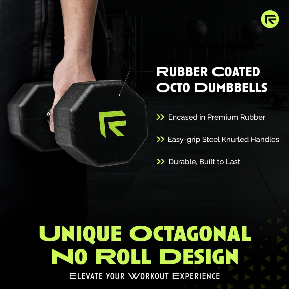 Rage Fitness close-up of knurled handle offering secure grip and slip resistance