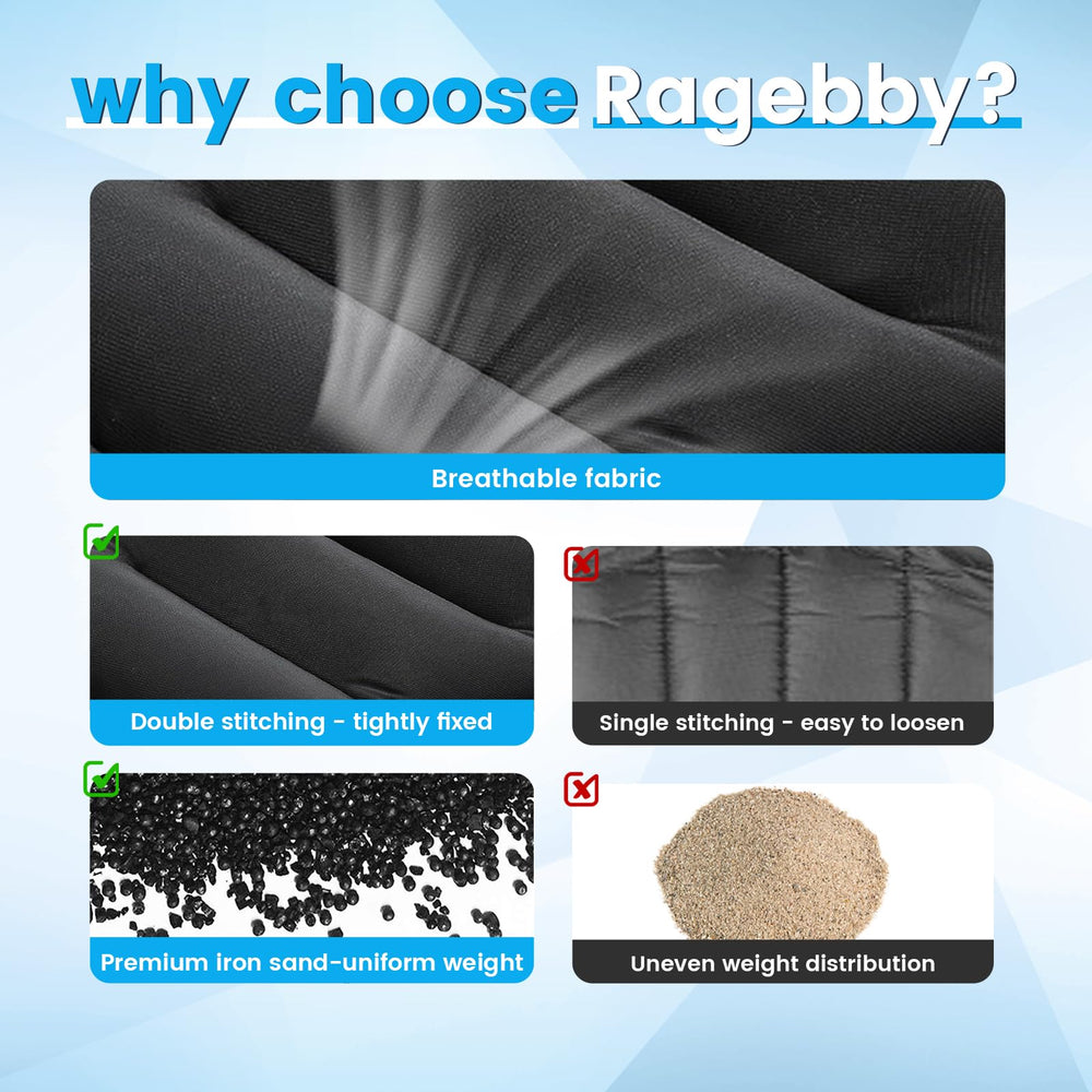 Ragebby vest flat lay highlighting breathable neoprene texture and seams