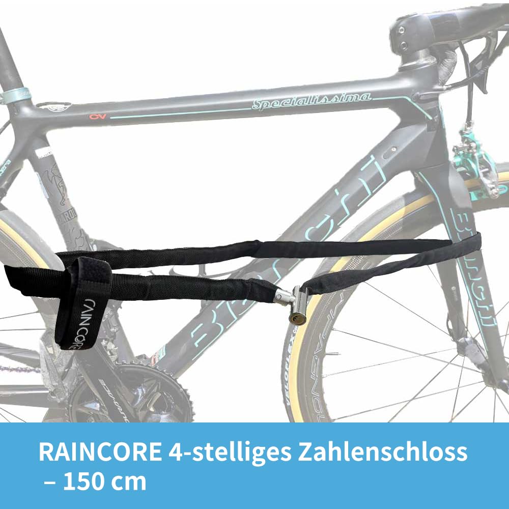 RAINCORE cable repelling water drops showcasing weather resistance and outdoor use