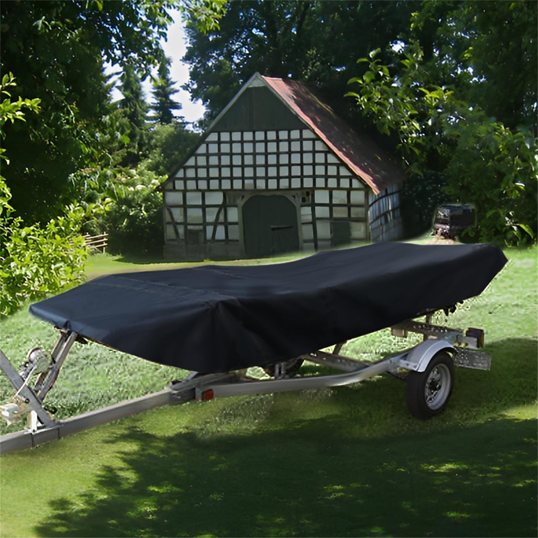 RainMan S folded in storage bag for compact transport and organized storage benefit