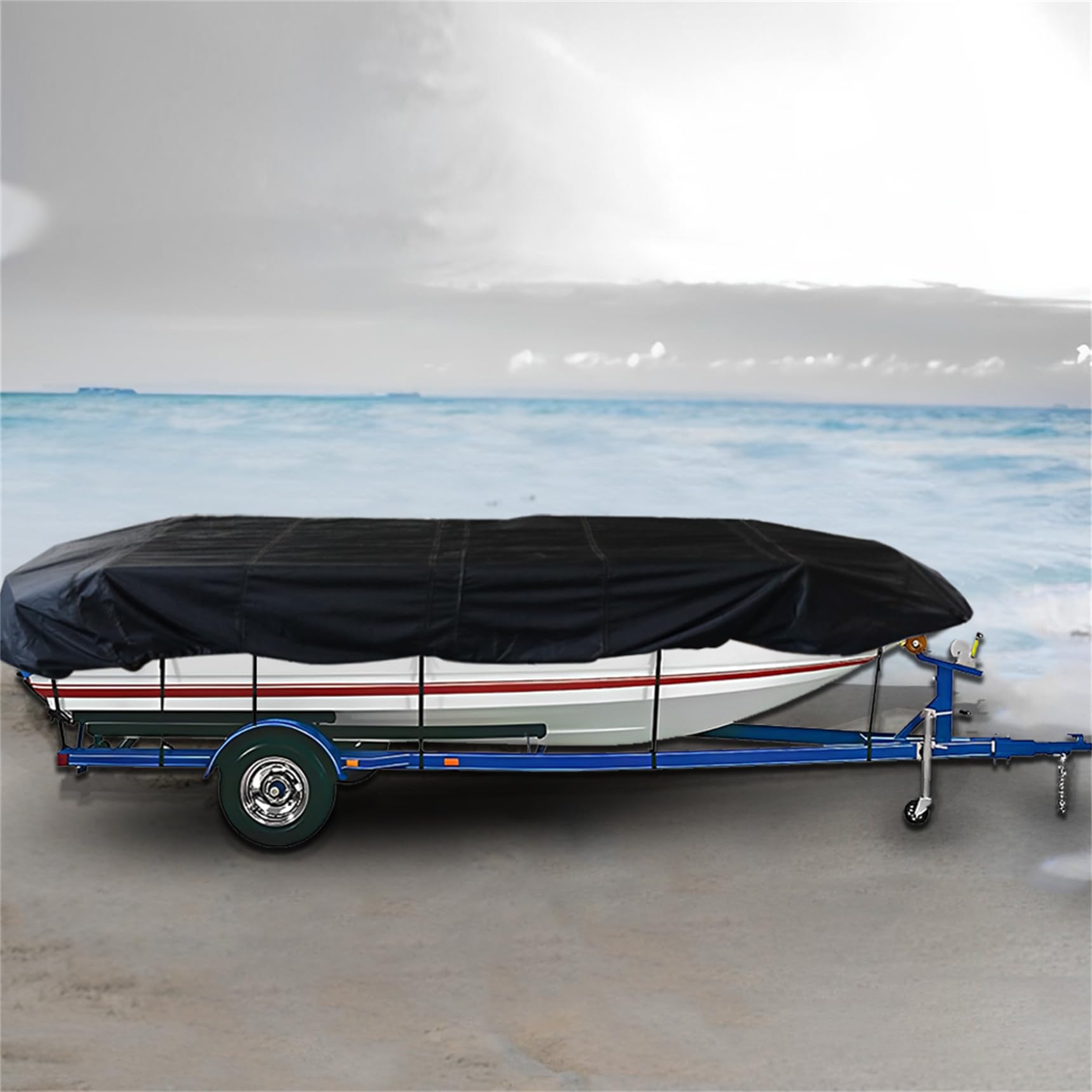 RainMan S folded in storage bag showing compact transport and tidy storage