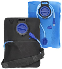 RANGLAND front view showing the 8L bladder and carry bag benefit quick transport