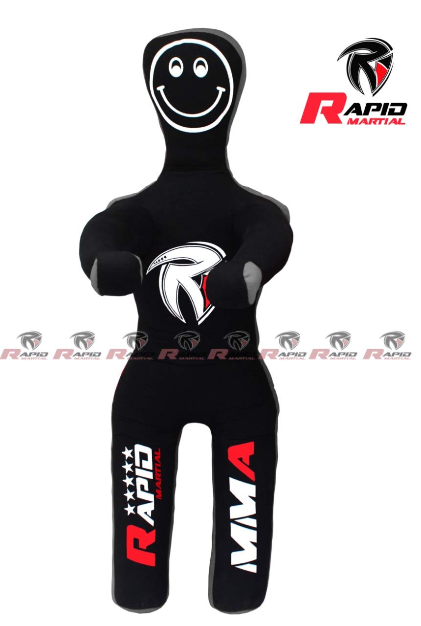 Rapid Martial back zipper access open to show stuffing point and easy refill benefit