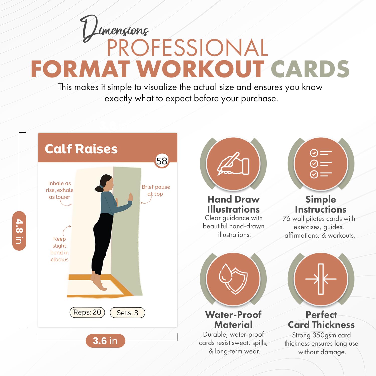 Raptor Studio large card layout with hand-drawn illustrations for clear step-by-step guidance