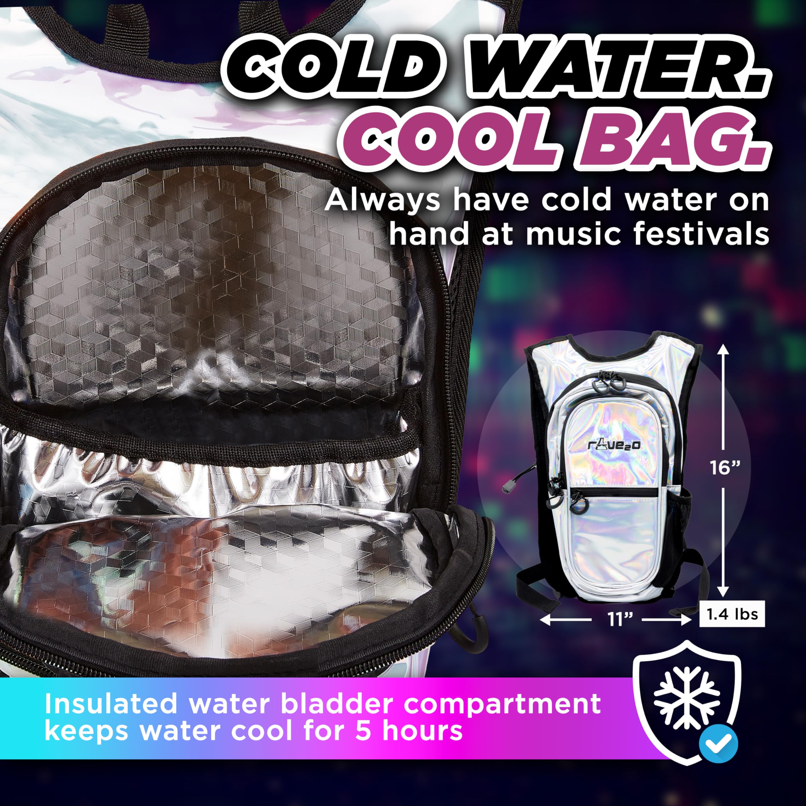 rave2o 1.5l tpu bladder wide slider top for easy refills and cleaning convenience