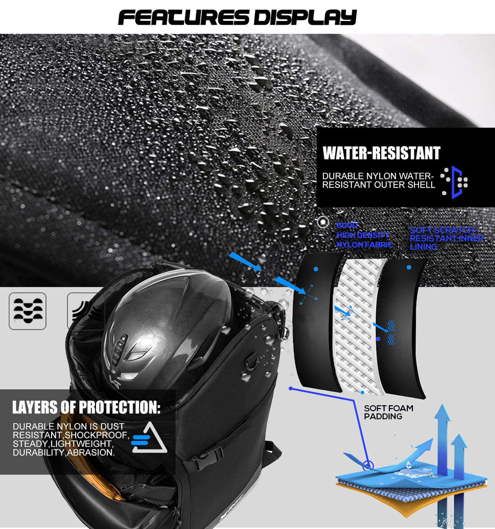 RAVOINCC inside layout with helmet and boots for secure transport