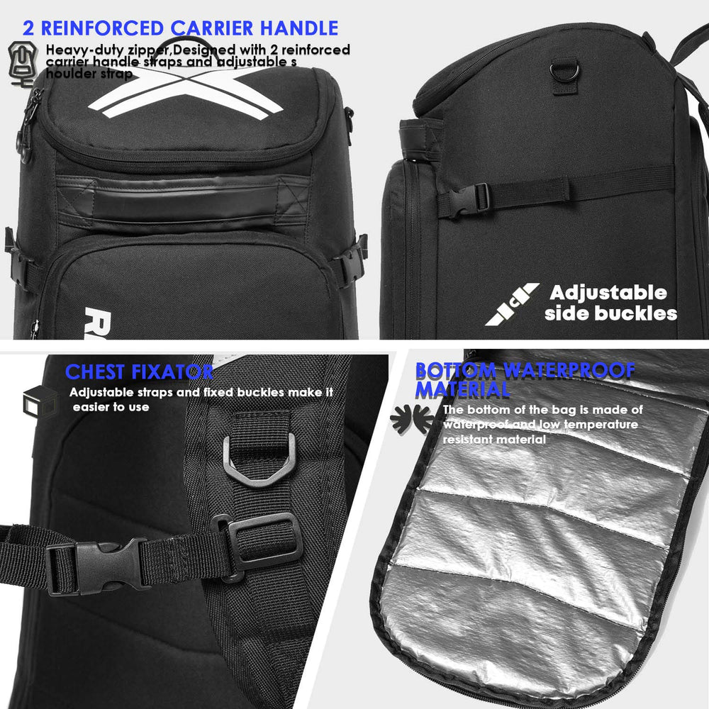 RAVOINCC being carried at ski resort for easy travel convenience