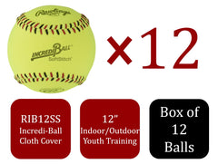 Rawlings Incredi-Ball close-up of softstitch seams highlighting grip and seam visibility