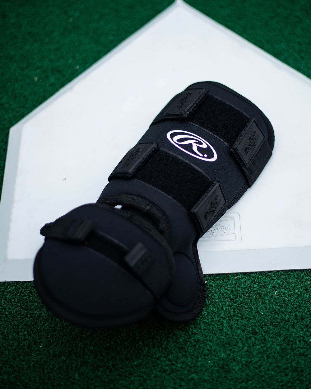 Rawlings close-up of impact shield highlighting flexible comfort