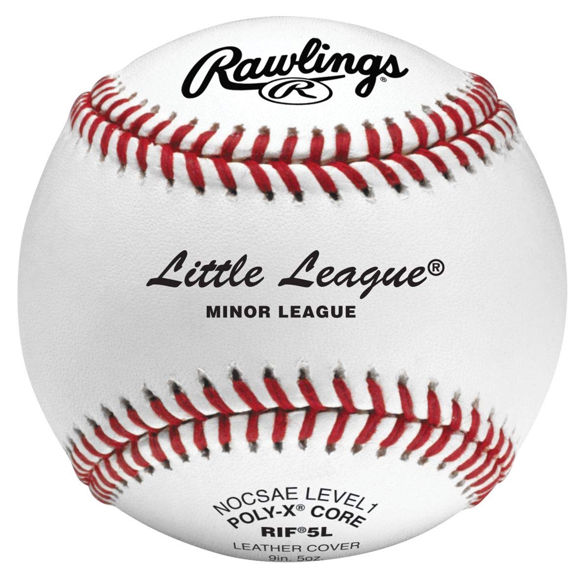 Rawlings front packaging showing 12-count youth baseballs and easy storage benefit