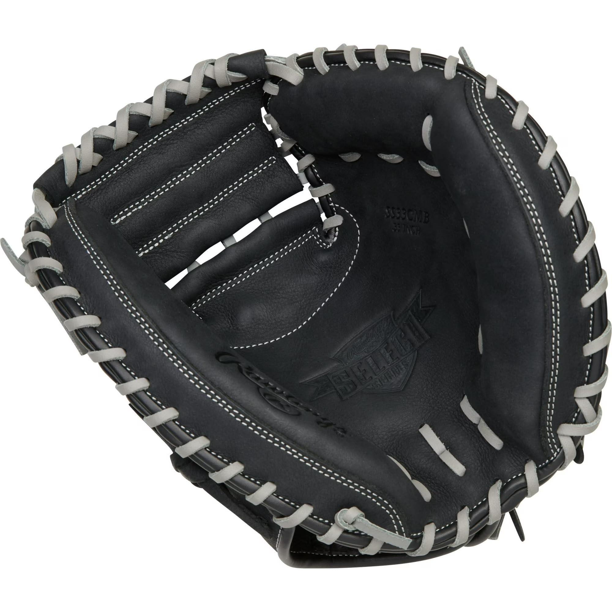 Rawlings adjustable wrist detail for a snug, controlled youth fit
