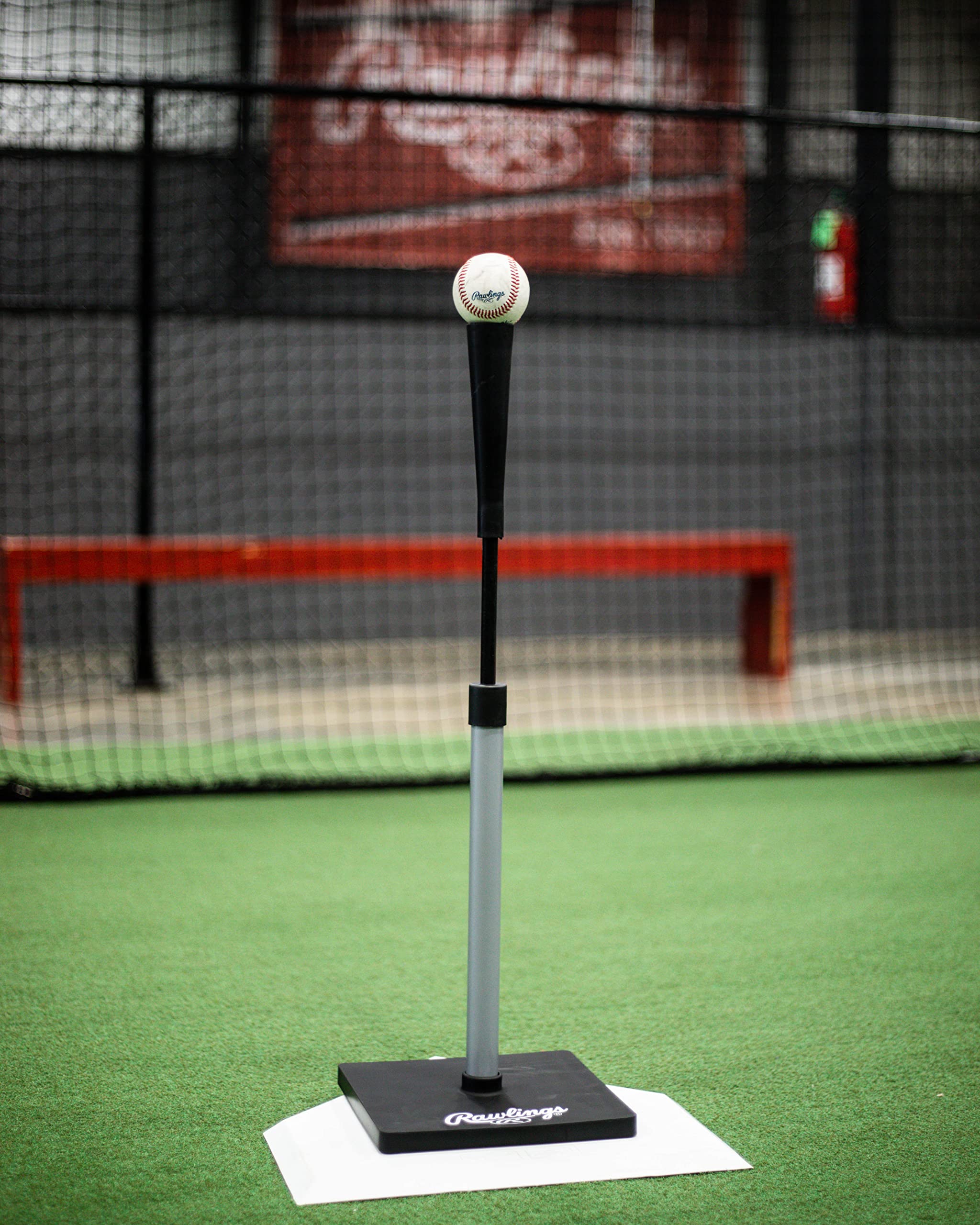 Rawlings pro model heavy duty base close-up highlighting durability and strong stability