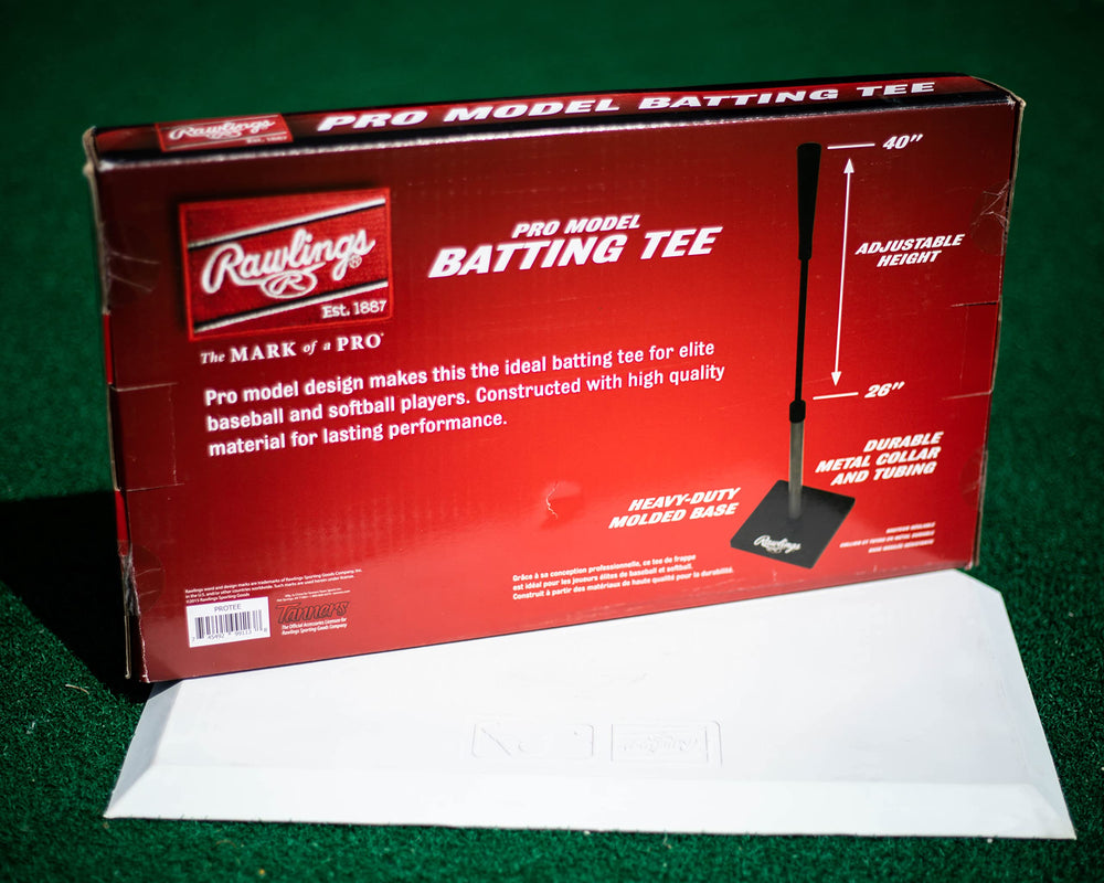 Rawlings pro model compact storage folded shows easy transport and quick assembly benefit