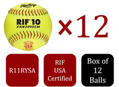 Rawlings close-up of raised red stitches and ProTac cover, improved grip and durability