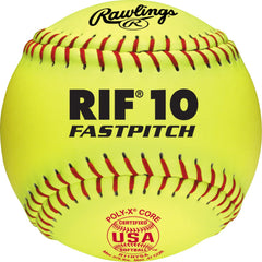 Rawlings 12-pack front view showing yellow balls and packaging, ready for team practices