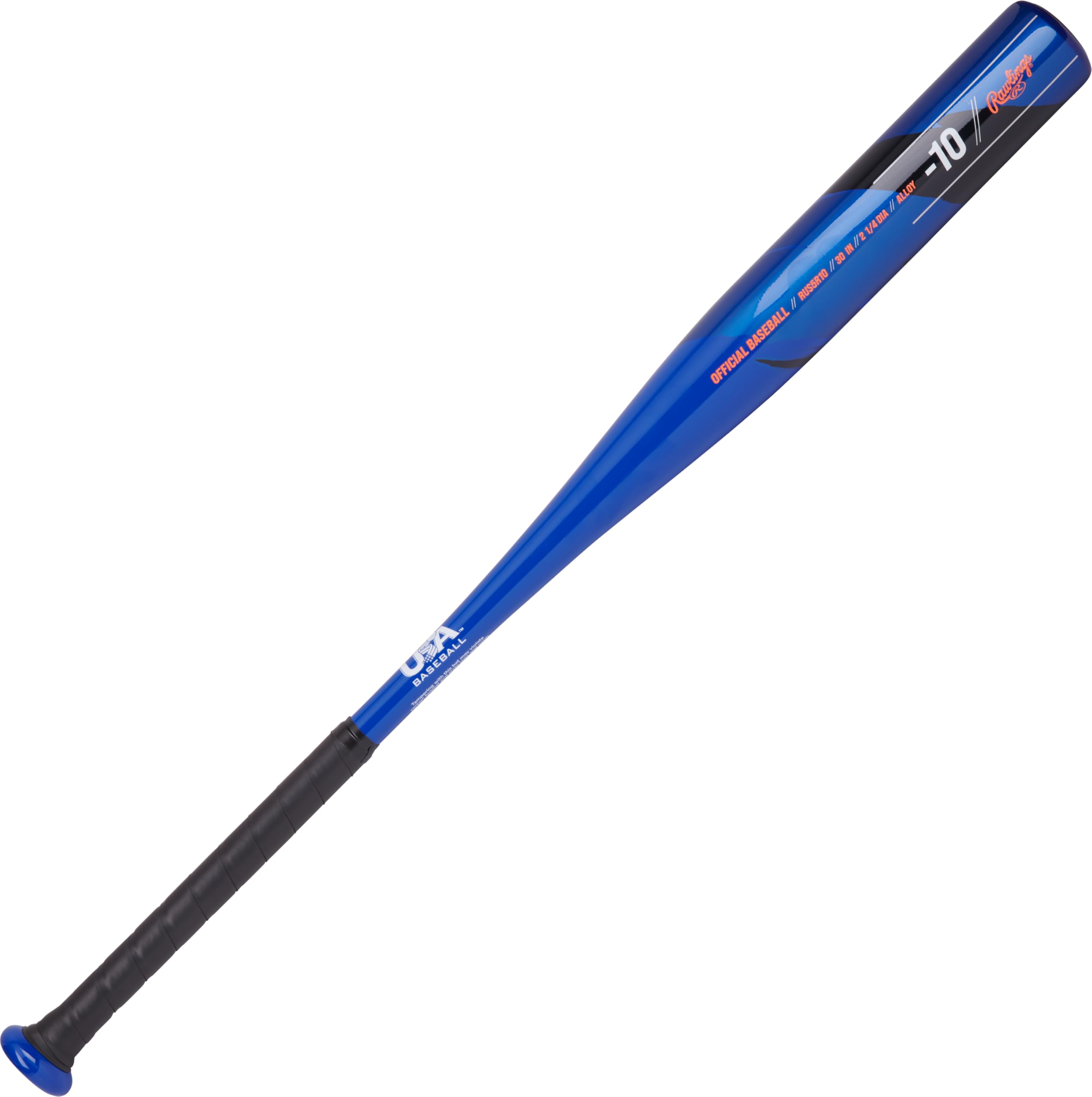 Rawlings Raptor in young player hand demonstrating lightweight speed cap for faster swings