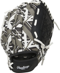 Rawlings pocket detail showing soft shell for easier ball capture
