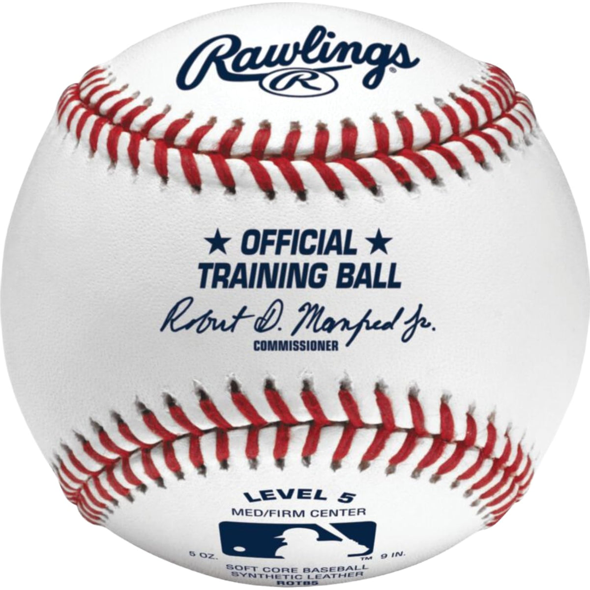 Rawlings ROTB5 front-packaging showing 12-count team pack for durable training