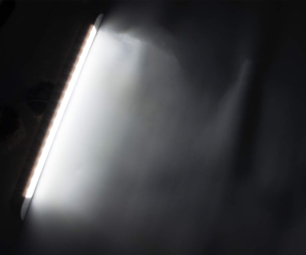 Raycharm closeup of clear polycarbonate lens highlighting UV resistance benefit