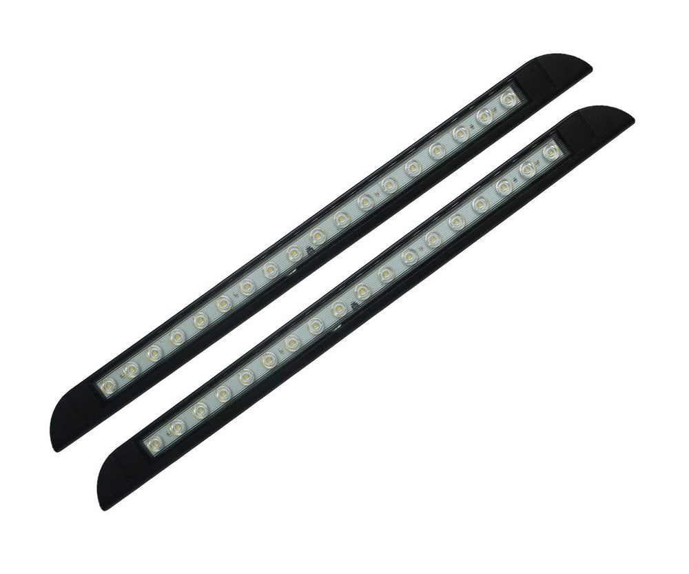 Raycharm front view awning light showing clean profile and bright beam benefit